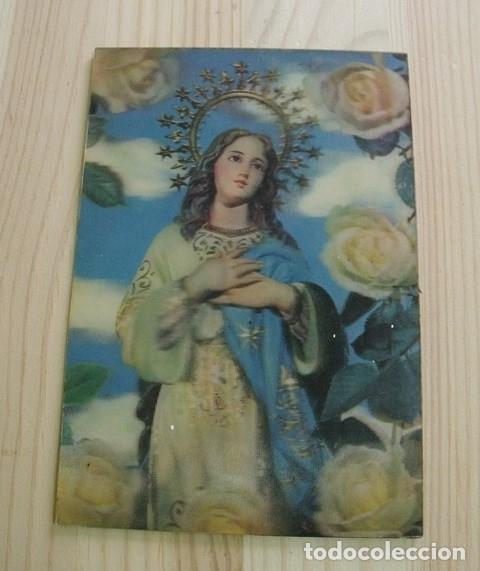 Postales: Postal Hologr&aacute;fica Virgen Inmaculada Concepci&oacute;n - Postales Escudo de Oro - Sin Circular