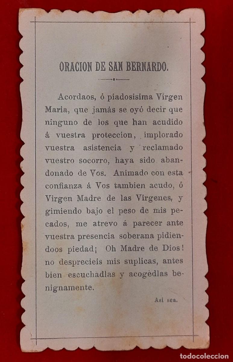 Postales: RECORDATORIO TROQUELADO INMACULADA CONCEPCION - Foto 2