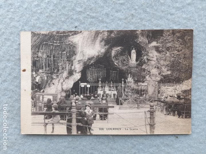 Postales: Lourdes. La Gruta. Virgen. - Foto 1