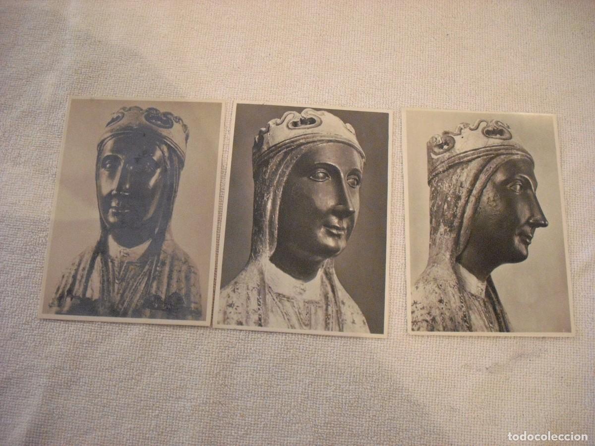 Postkarten: VIRGEN DE MONTSERRAT , LOTE DE 3 POSTALES .