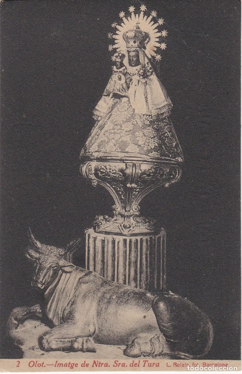 Postais: Olot - Imatge de Ntra. Sra. del Tura - Ed. L. Roisin n&ordm; 6 - 137x89mm