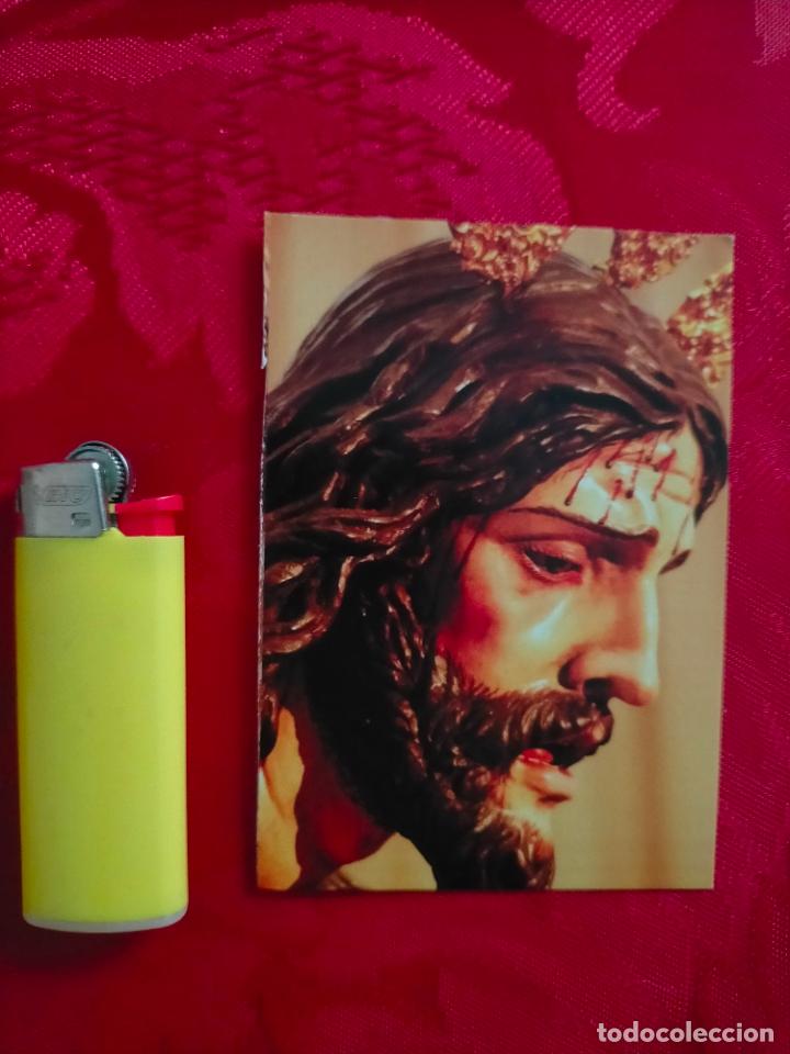 Cartoline: ESTAMPA RELIGIOS DE LA SEMANA SANTA DE SAN FERNANDO CADIZ VIRGEN O CRISTO COFRADIA ISLA DE LEON