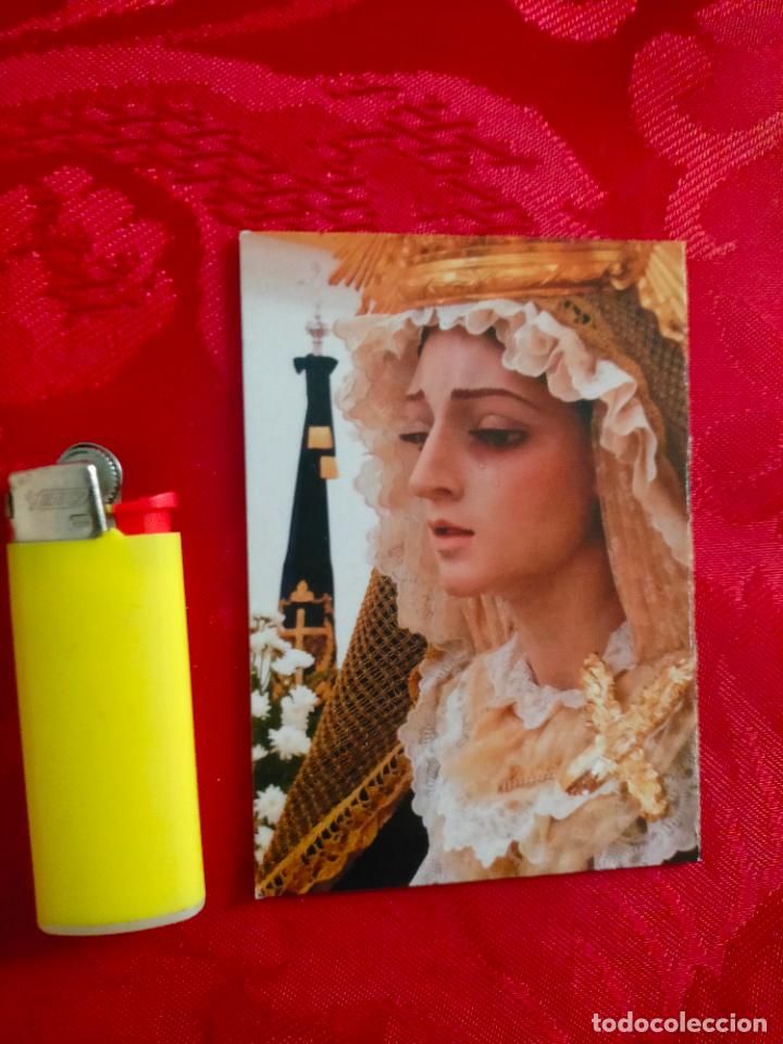 Postkarten: ESTAMPA RELIGIOS DE LA SEMANA SANTA DE SAN FERNANDO CADIZ VIRGEN O CRISTO COFRADIA ISLA DE LEON