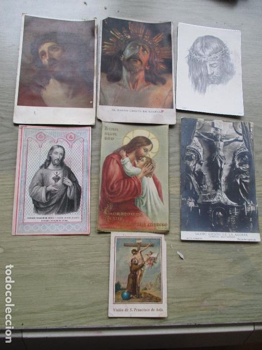 Cartoline: SIETE ESTAMPAS ANTIGUAS DE CRISTO-