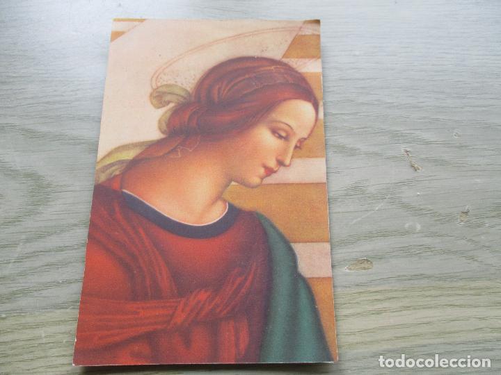 Postales: TAJETA POSTAL DE: BUSTO DE LA VIRGEN, -S/F.- CIRCULADA Y USADA, (FU&Eacute; RECORTADA)14X9 CM.