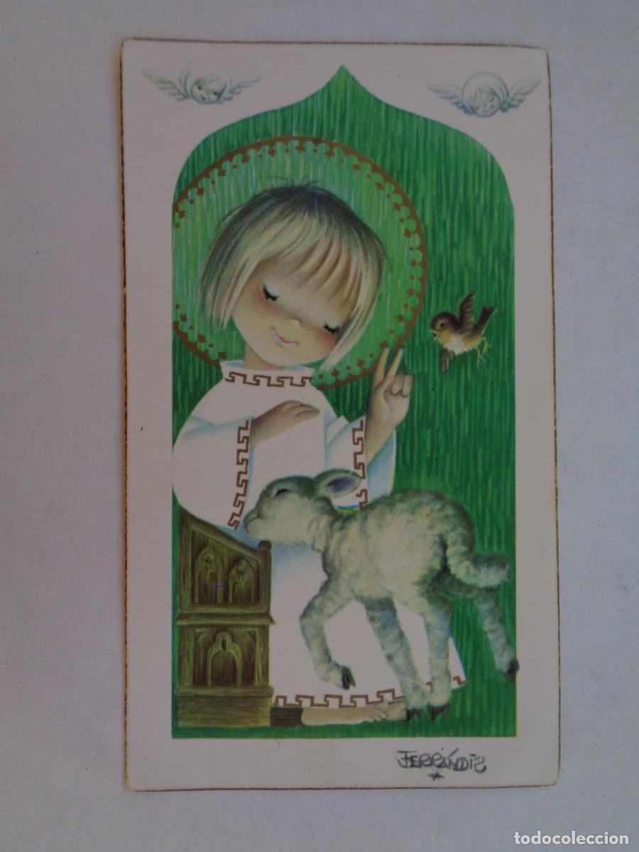 Cartoline: ESTAMPA DE PRIMERA COMUNION DE FERRANDIZ. CAMBIL ( JAEN ), 1969