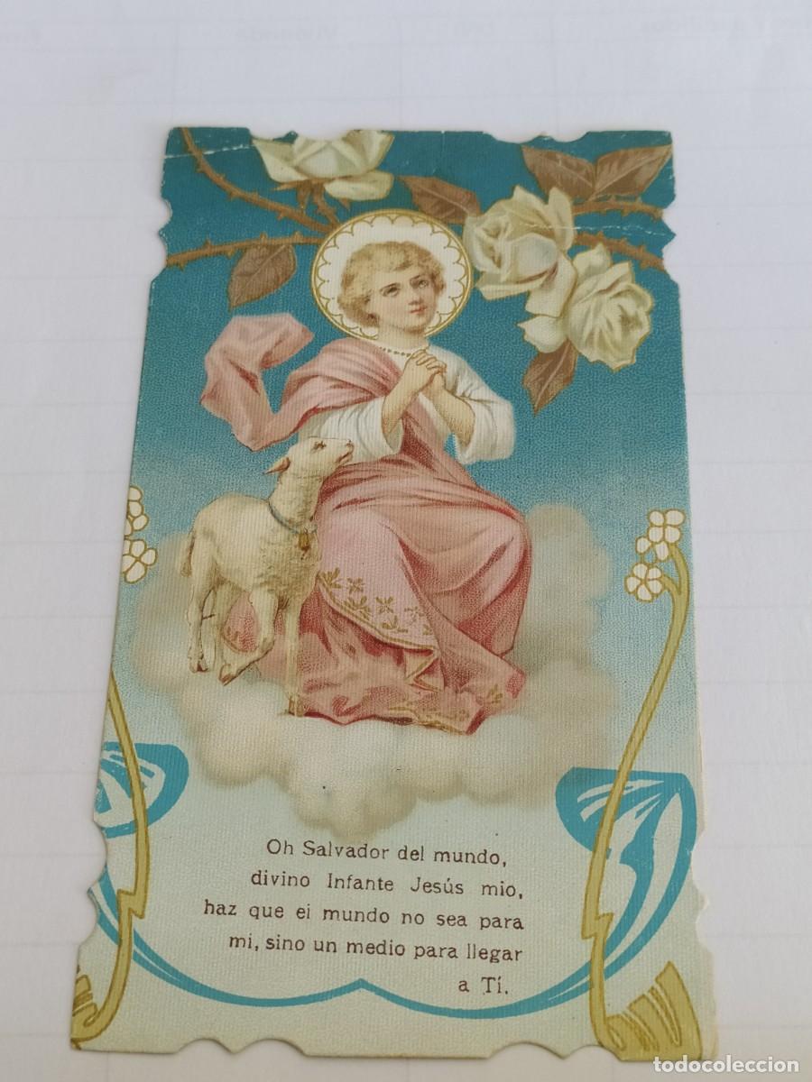 Postkarten: ESTAMPA TROQUELADA DE 1913 - OH SALVADOR DEL MUNDO