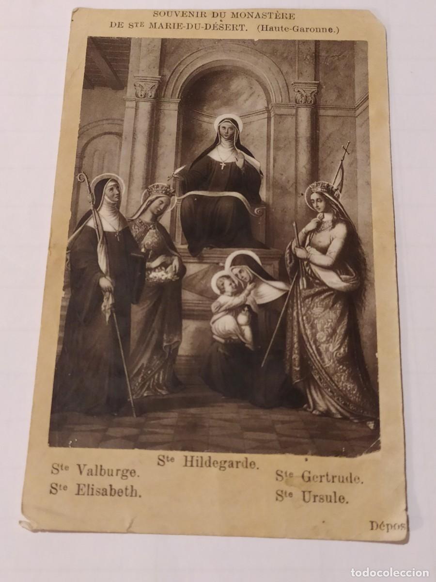 Postkarten: SOUVENIR DU MONASTERE DE STE. MARIE DU DESERT - DORSO PROMESSES DE L&acute;ANGE A ST. BENOIT