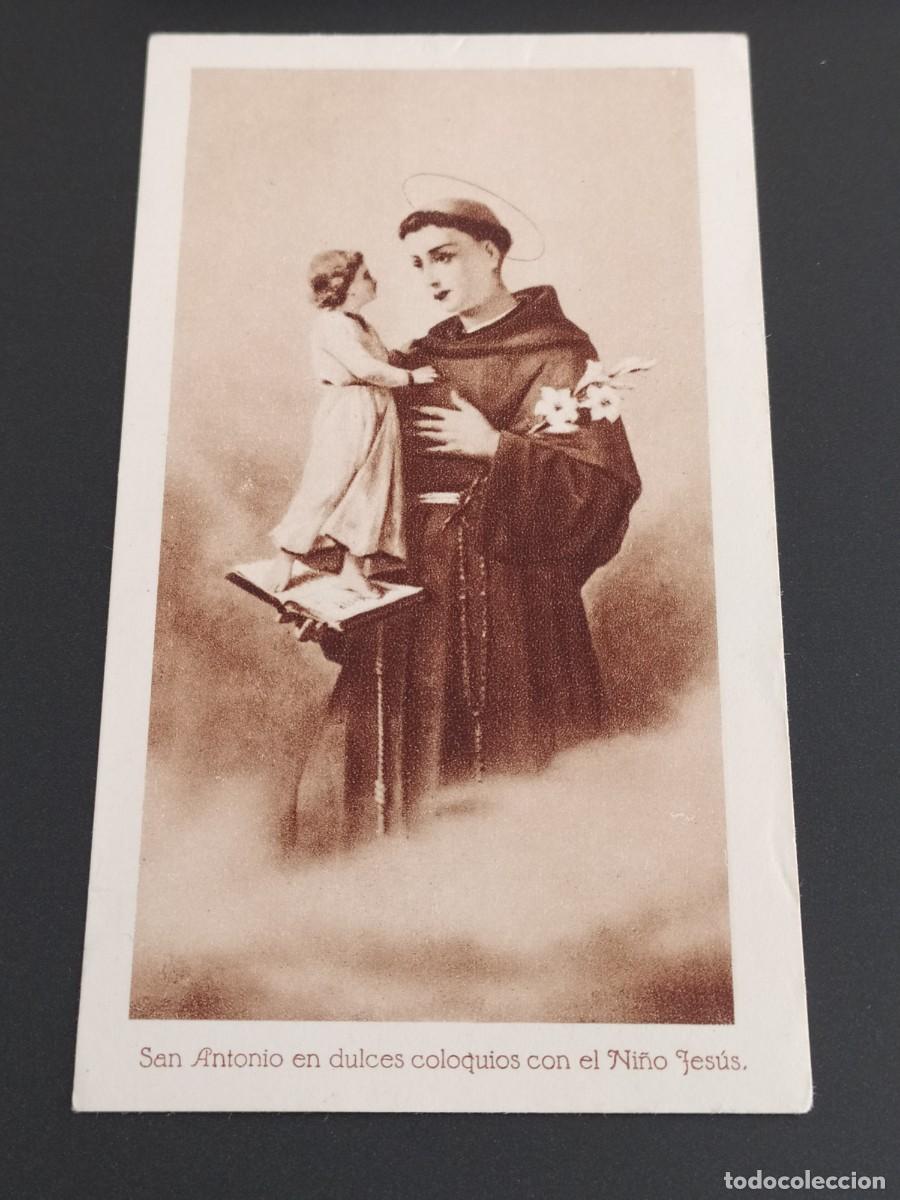 Postales: SAN ANTONIO EN DULCES COLOQUIOS CON EL NI&Ntilde;O JES&Uacute;S