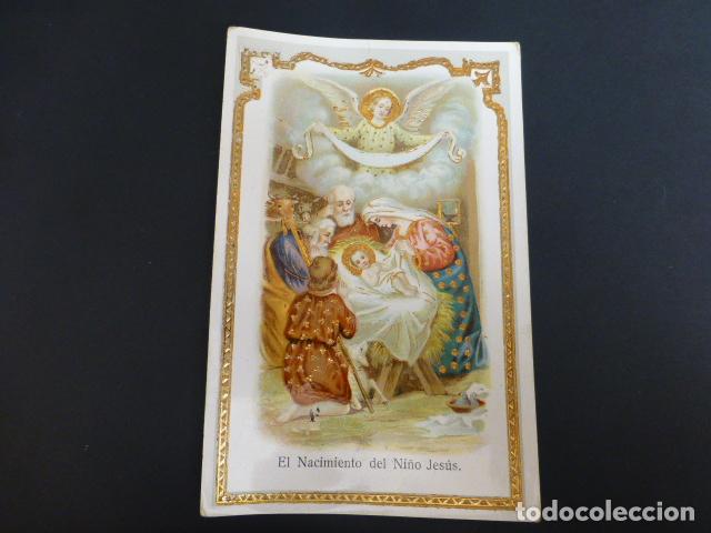 Postkarten: EL NACIMIENTO DEL NI&Ntilde;O JESUS POSTAL EN RELIEVE