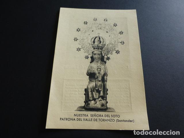 Postkarten: NUESTRA DEL SOTO VALLE DE TORANZO CANTABRIA ESTAMPA RECUERDO CORONACI&Oacute;N CANONICA 1959