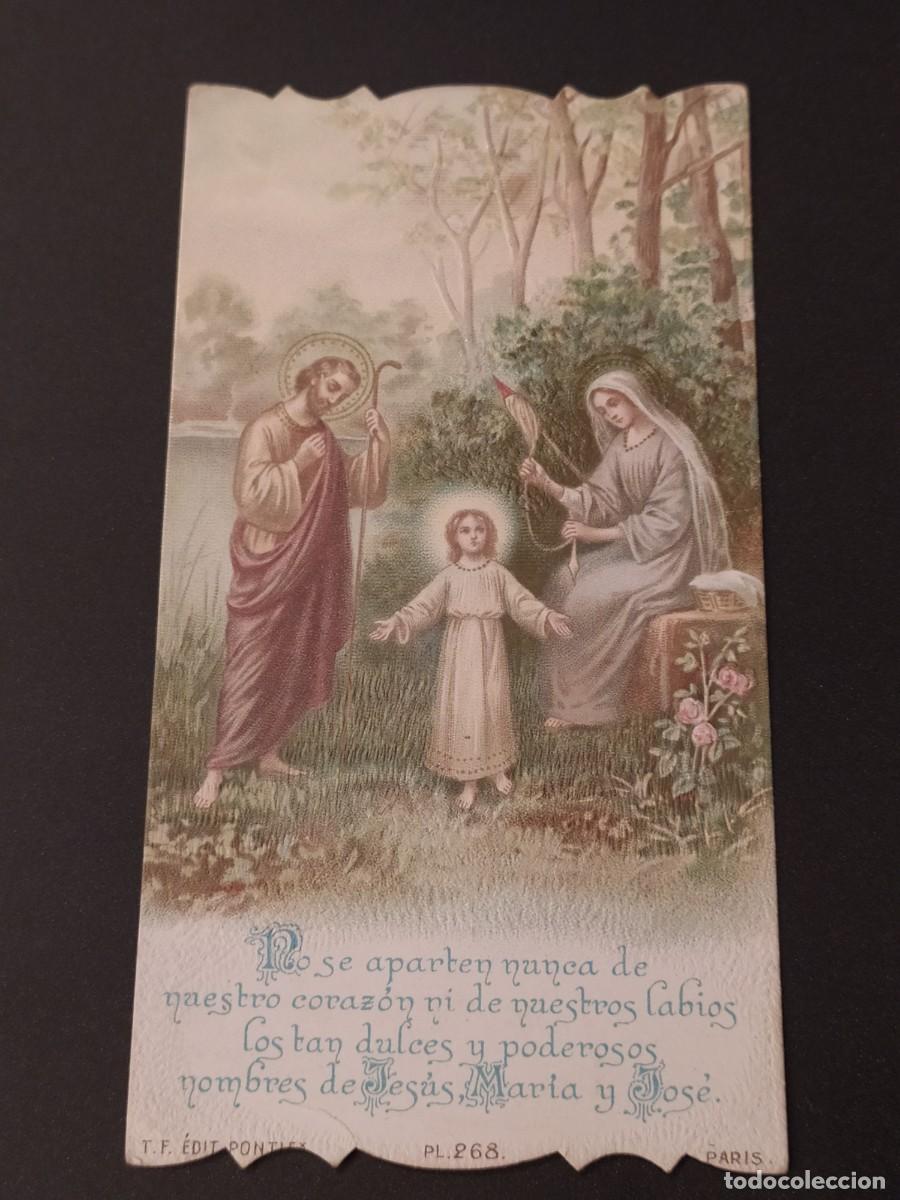 Postkarten: ESTAMPA TROQUELADA Y CON RELIEVE DE 1915 - T.F. ED. PONTIFIEX PARIS PL 268