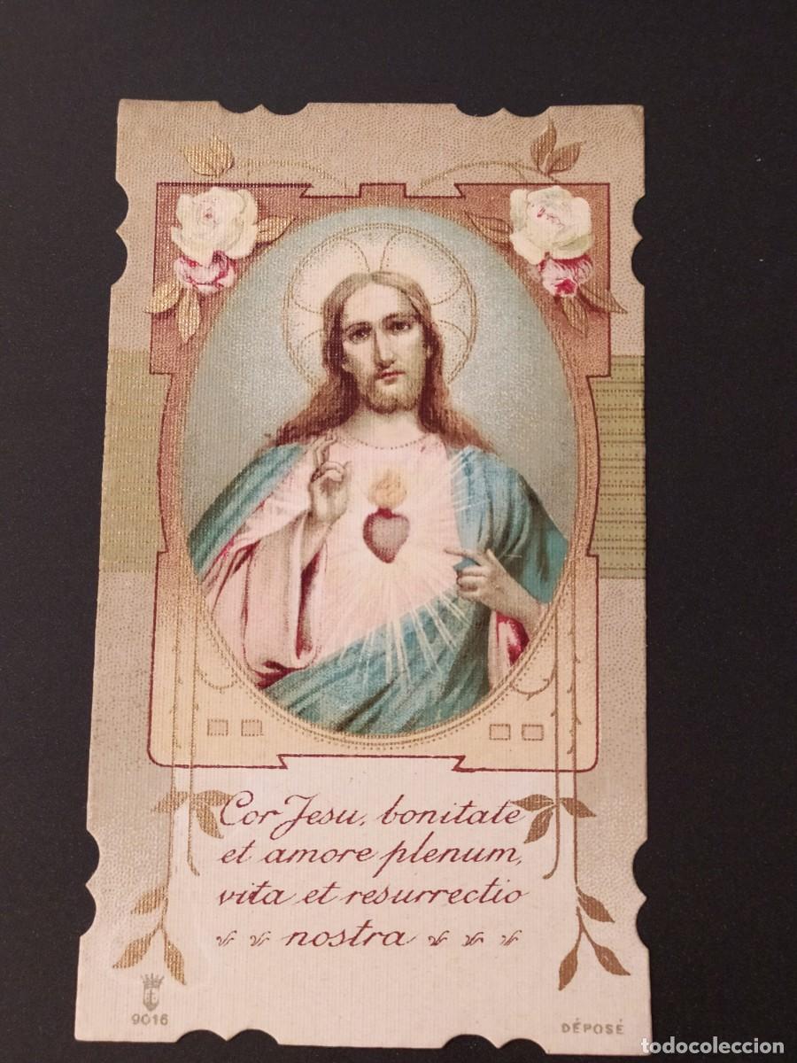 Postales: ESTAMPA TROQUELADA 9016 - COR JESU, BONITATE ET AMORE PLENUM...