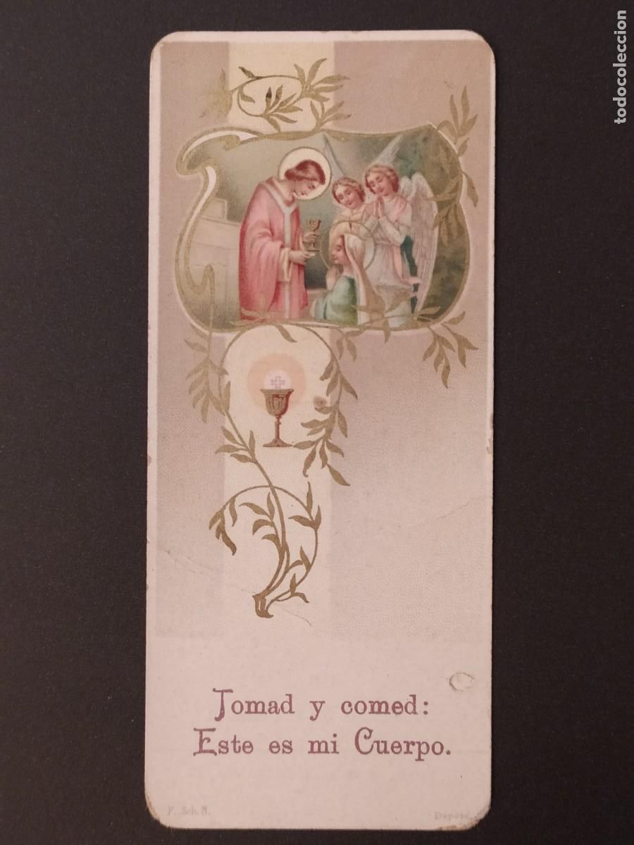 Postales: RECUERDO 1&ordf; COMUNI&Oacute;N 1912 - Foto 1