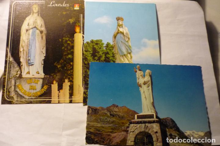 Postales: lote postales virgenes francesas lourdes.-gavarnie