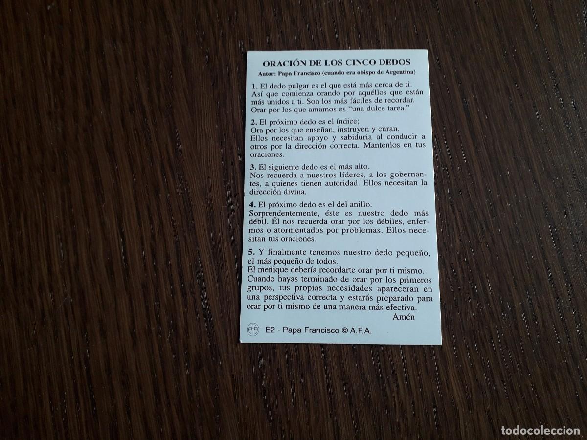 Postales: estampa religiosa, Papa Francisco, caminar, edificar, confesar ... - Foto 2