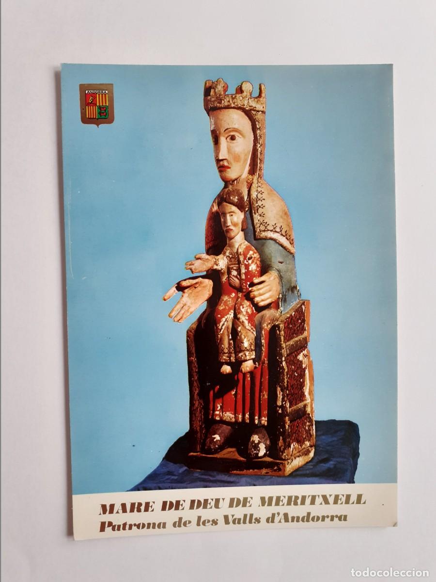 Cartes Postales: POSTAL - VIRGEN DE MERITXELL PATRONA DE LOS VALLES DE ANDORRA - ESCRITA