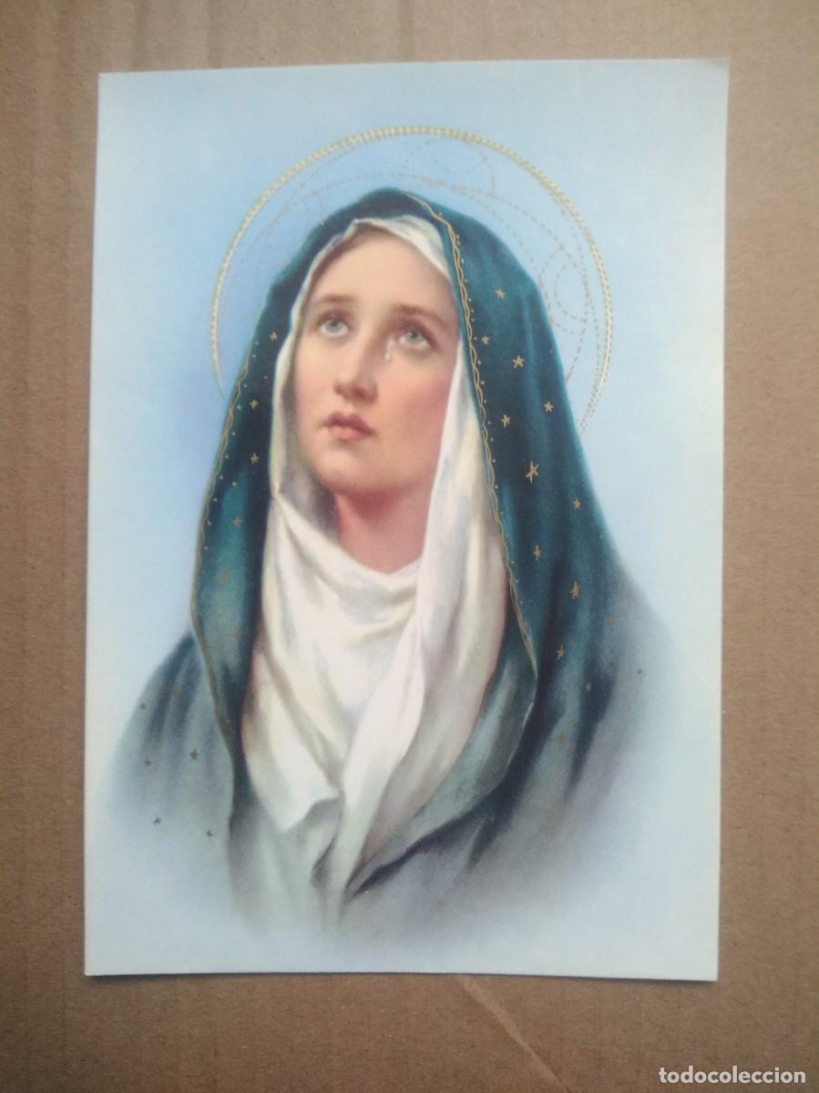 Postais: Estampa religiosa Postal virgen dolores