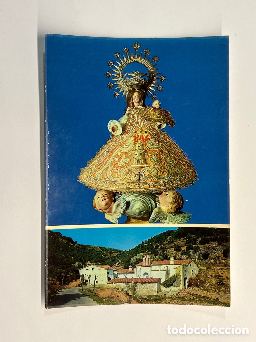 Postkarten: CASTELLFORT (Castell&oacute;n) Postal No.2, Virgen de la Fuente y Santuario. Exclusiva J. Estrada (a.1981)