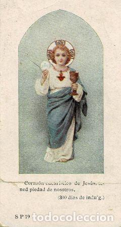 Postales: RECORDATORIA NI&Ntilde;O JES&Uacute;S 1942 COMU-1226