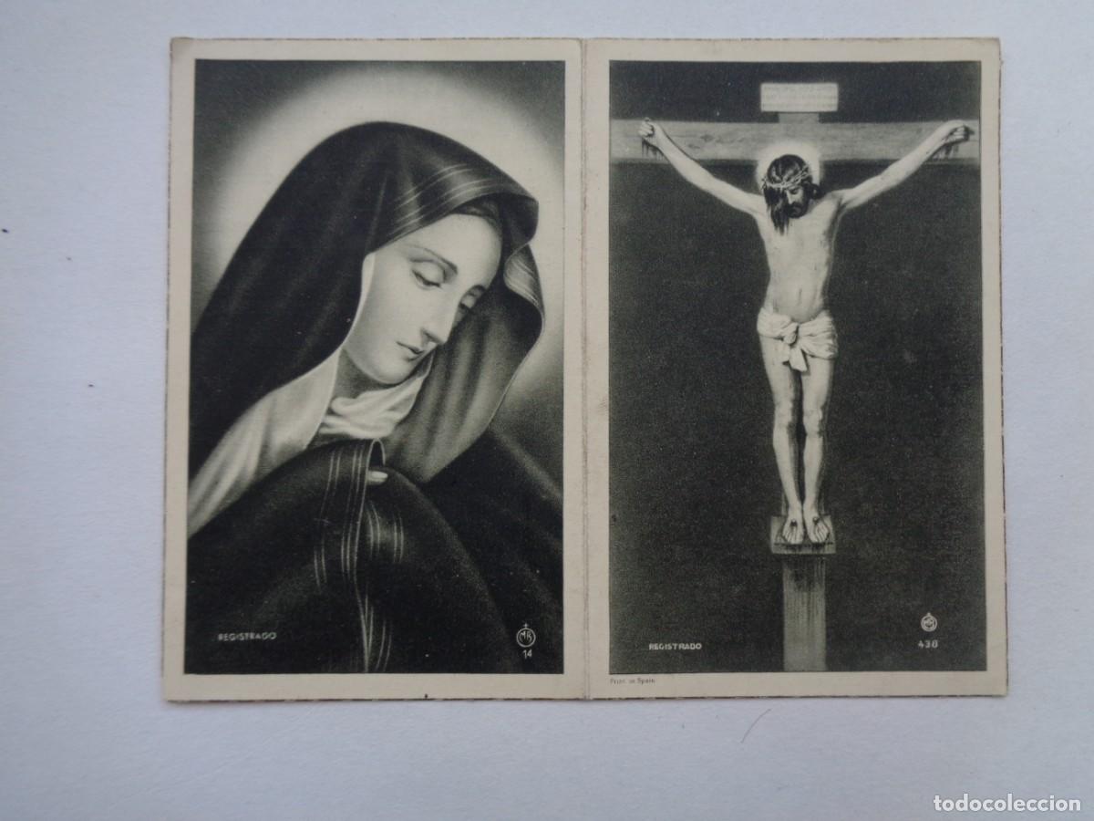 Postais: RECORDATORIO DE SE&Ntilde;ORA VIUDA TERCIARIA FRANCISCANA FALLECIDA EN 1954, ALICANTE