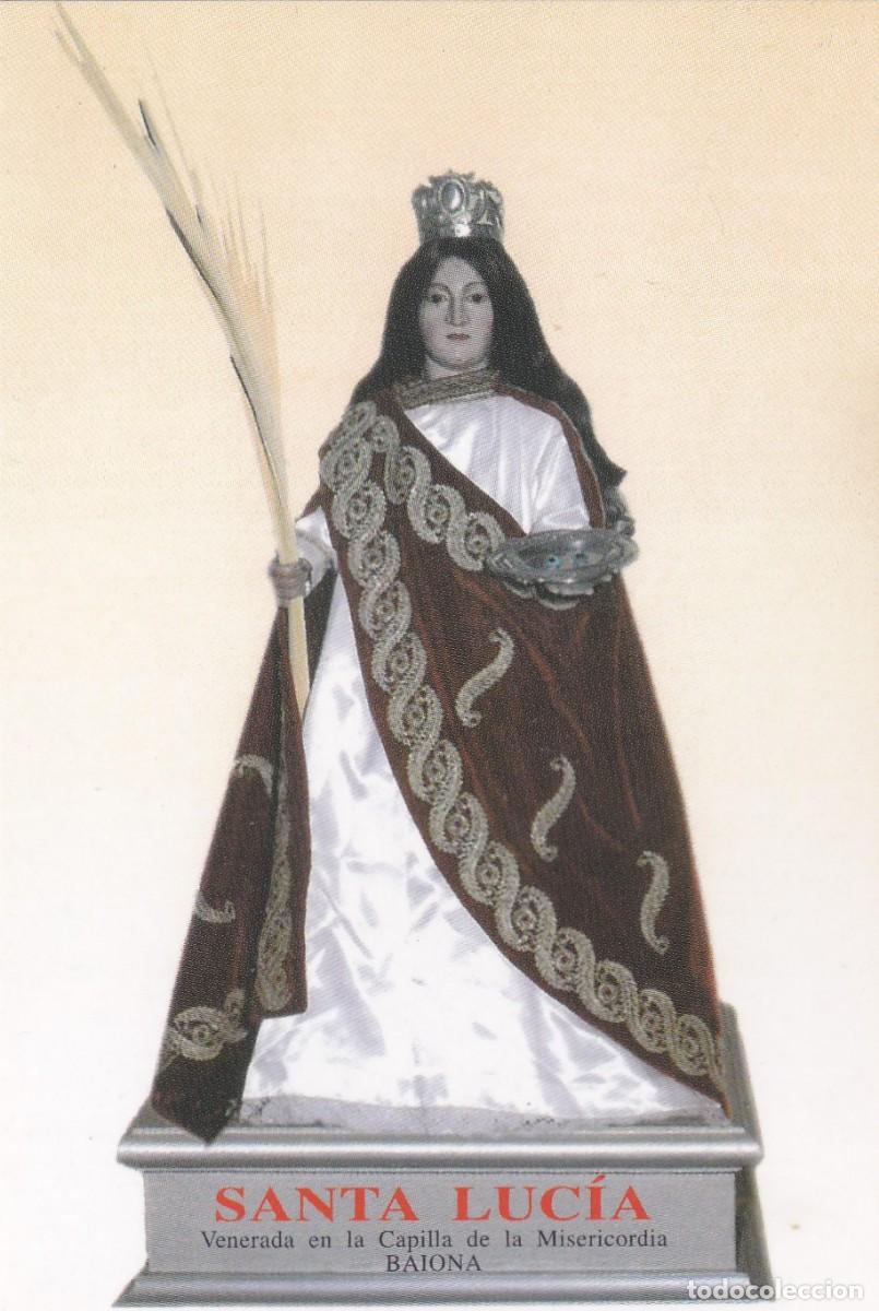 Postales: ESTAMPA SANTA LUCIA - CON ORACI&Oacute;N
