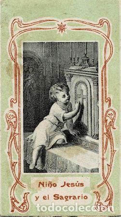 Postales: RECORDATORIA NI&Ntilde;O JES&Uacute;S Y EL SAGRARIO COMU-1287