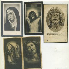 Postales: 4 ESTAMPAS RELIGIOSAS NECROLOGICAS 1949/1953