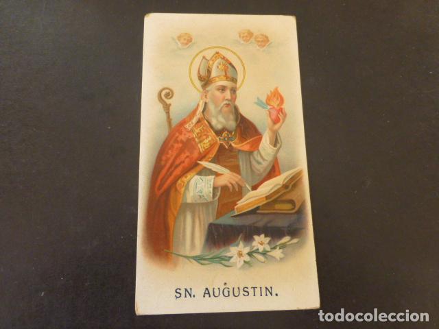 Postales: SAN AGUSTIN ANTIGUA ESTAMPA CROMOLITOGRAFICA