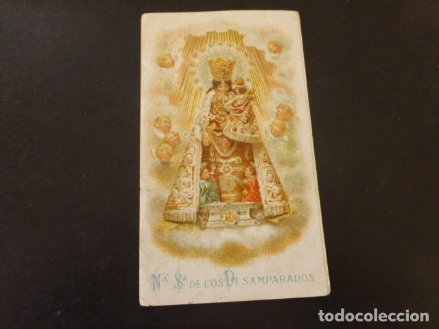 Cartes Postales: NUESTRA SE&Ntilde;ORA DE LOS DESAMPARADOS ANTIGUA ESTAMPA CROMOLITOGRAFICA
