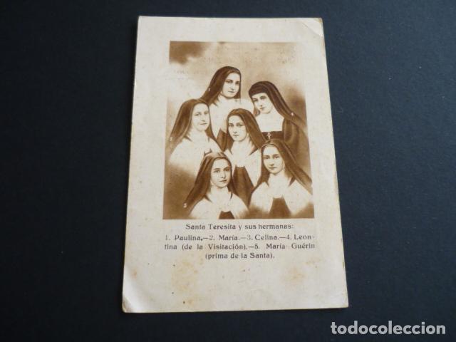 Postales: SANTA TERESITA DEL NI&Ntilde;O JESUS Y SUS HERMANAS ANTIGUA ESTAMPA