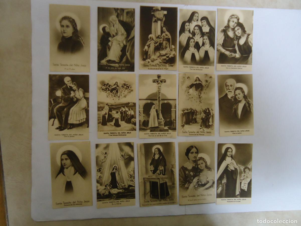 Postales: COLECCION DE 27 ESTAMPAS DE SANTA TERESA DEL NI&Ntilde;O JESUS. ANTIGUAS. PP. -7