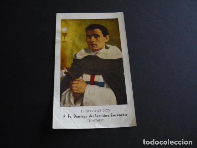 Postkarten: SIERVO DE DIOS FRAY DOMINGO DEL SANTISIMO SACRAMENTO TRINITARIO ANTIGUA ESTAMPA