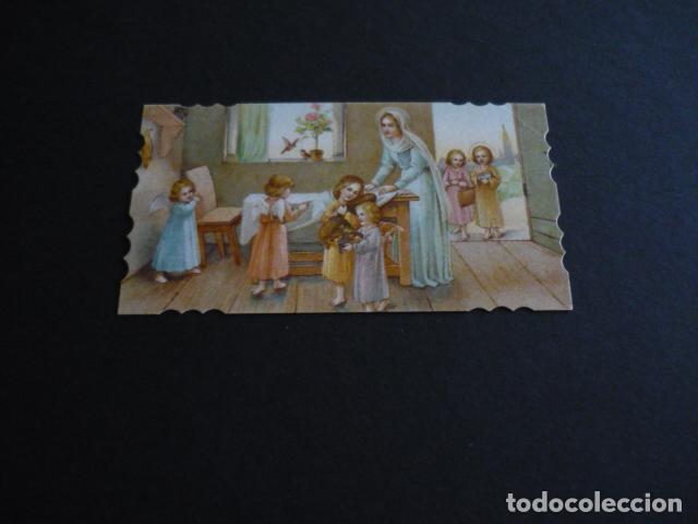 Postkarten: VIRGEN MARIA NI&Ntilde;O JESUS Y ANGELES ANTIGUA ESTAMPA CROMOLITOGRAFICA