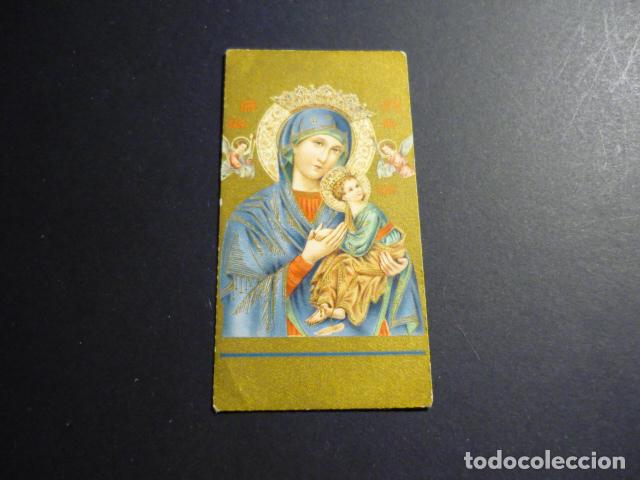 Postais: NUESTRA SE&Ntilde;ORA DEL PERPETUO SOCORRO ANTIGUA ESTAMPA CROMOLITOGRAFICA