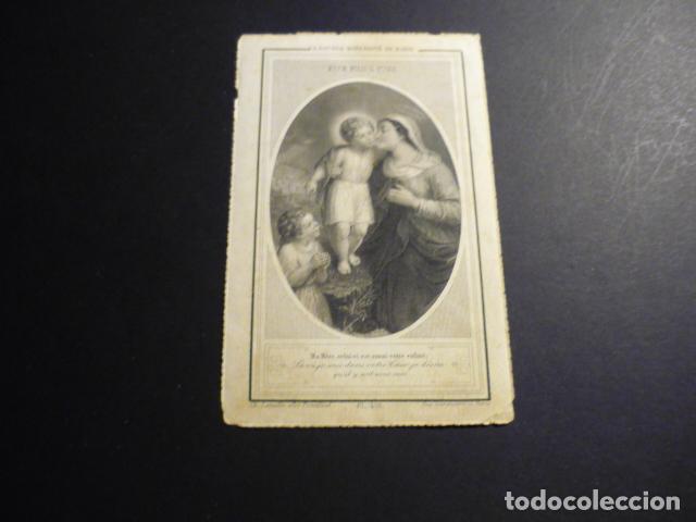 Cartes Postales: VIRGEN MARIA Y NI&Ntilde;O JESUS ANTIGUA ESTAMPA