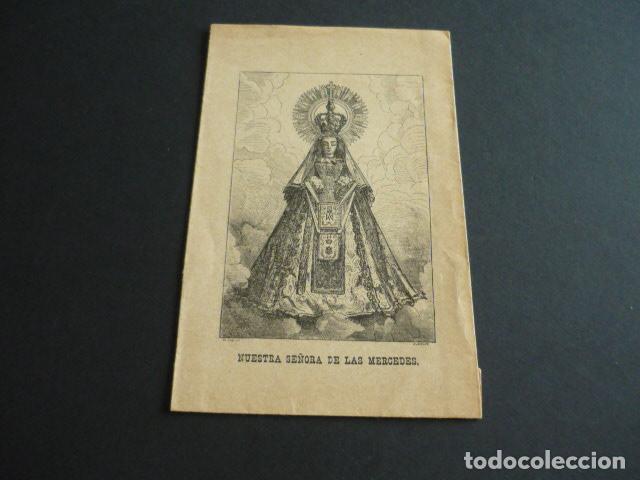 Cartoline: NUESTRA SE&Ntilde;ORA DE LAS MERCEDES ESTAMPA SIGLO XIX