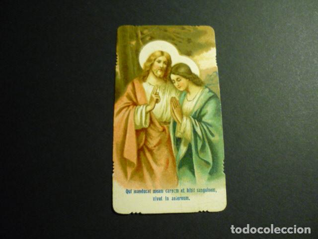 Cartoline: JESUS CON DISCIPULO ANTIGUA ESTAMPA