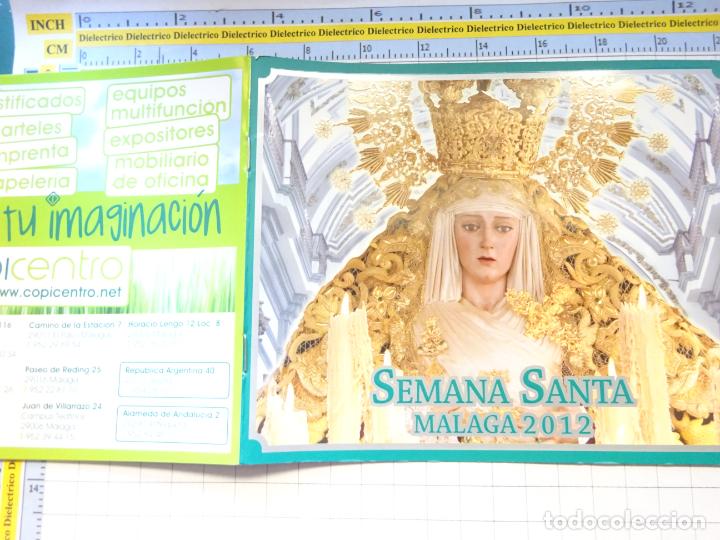 Postkarten: PROGRAMA SEMANA SANTA HORARIOS ITINERARIOS PROCESIONES. M&Aacute;LAGA A&Ntilde;O 2012. 45