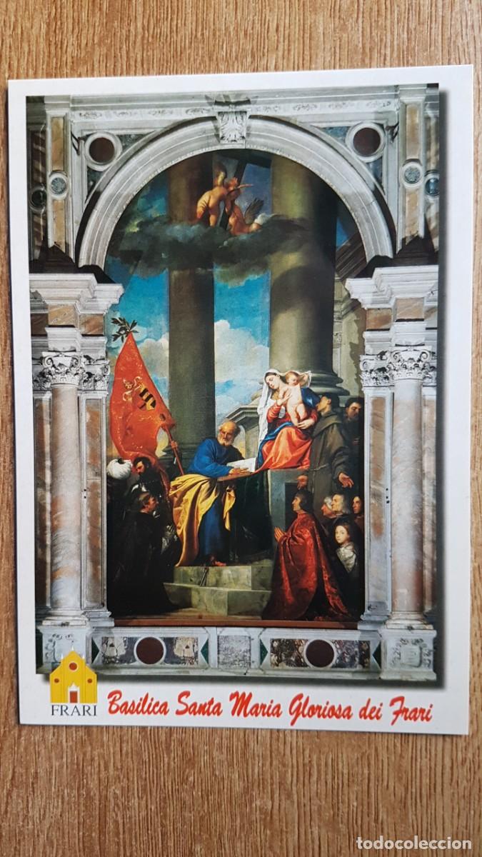 Postkarten: TARJETA POSTAL. TIZIANO, PALA PESARO