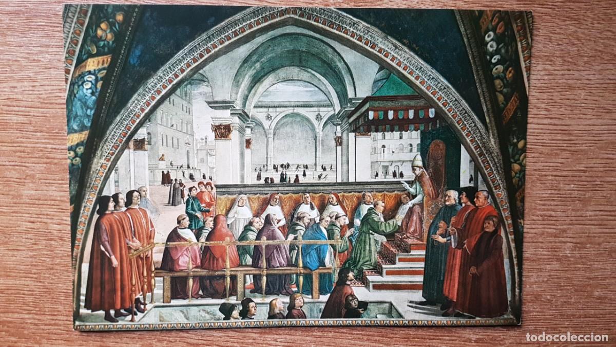 Postkarten: TARJETA POSTAL. LA APROBACI&Oacute;N DE LA REGLA DE SAN FRANCISCO. FLORENCIA