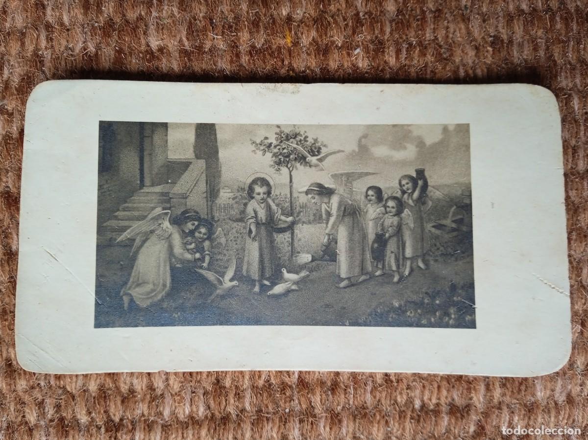 Postales: ESTAMPITA - NI&Ntilde;O JESUS Y ANGELES