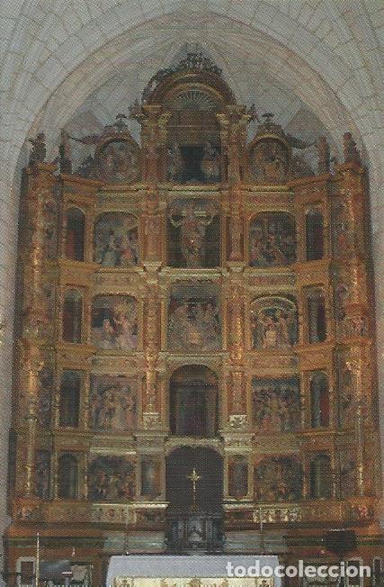 Postales: Retablo barroco. Postal Detr&aacute;s Todos te deben servir, Virgen y Madre de Dios. 8,5x5,5 cm.