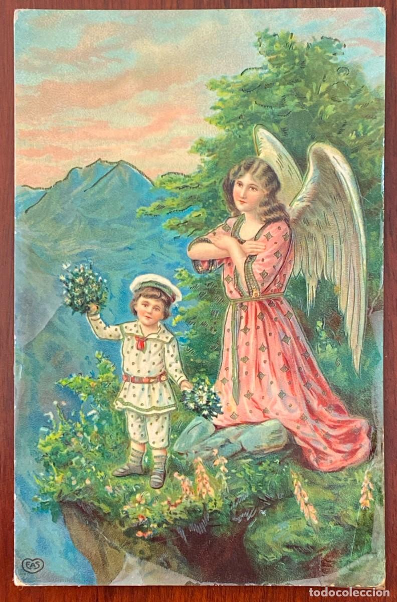Postais: POSTAL DEL SANTO ANGEL CUSTODIO, NO CIRCULADA. ESCRITA.