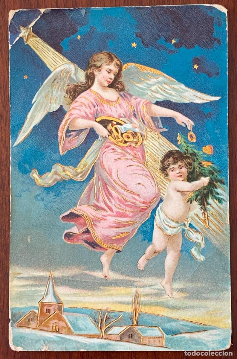 Postkarten: POSTAL DEL SANTO ANGEL CUSTODIO, NO CIRCULADA. ESCRITA.