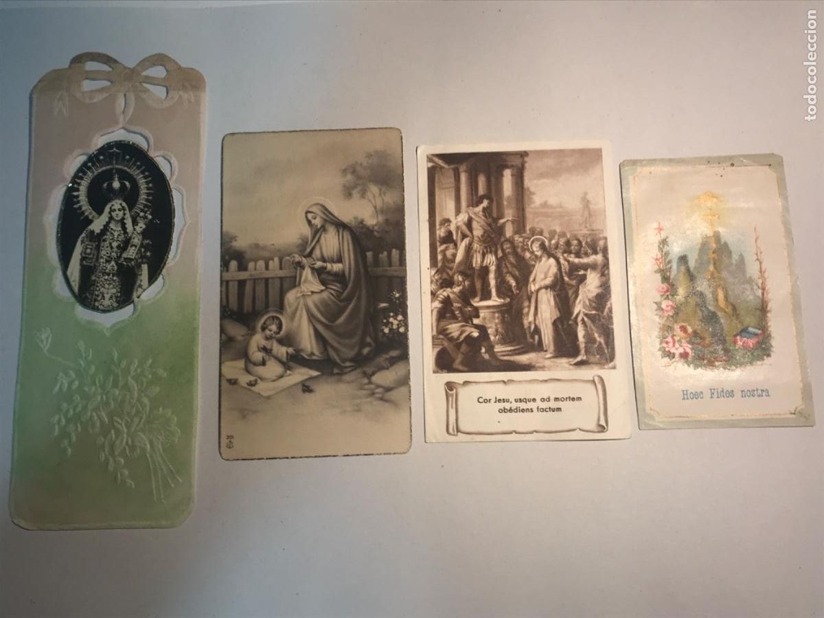 Postales: ESTAMPAS religiosas. Conjunto de 4 estampas. - Foto 1