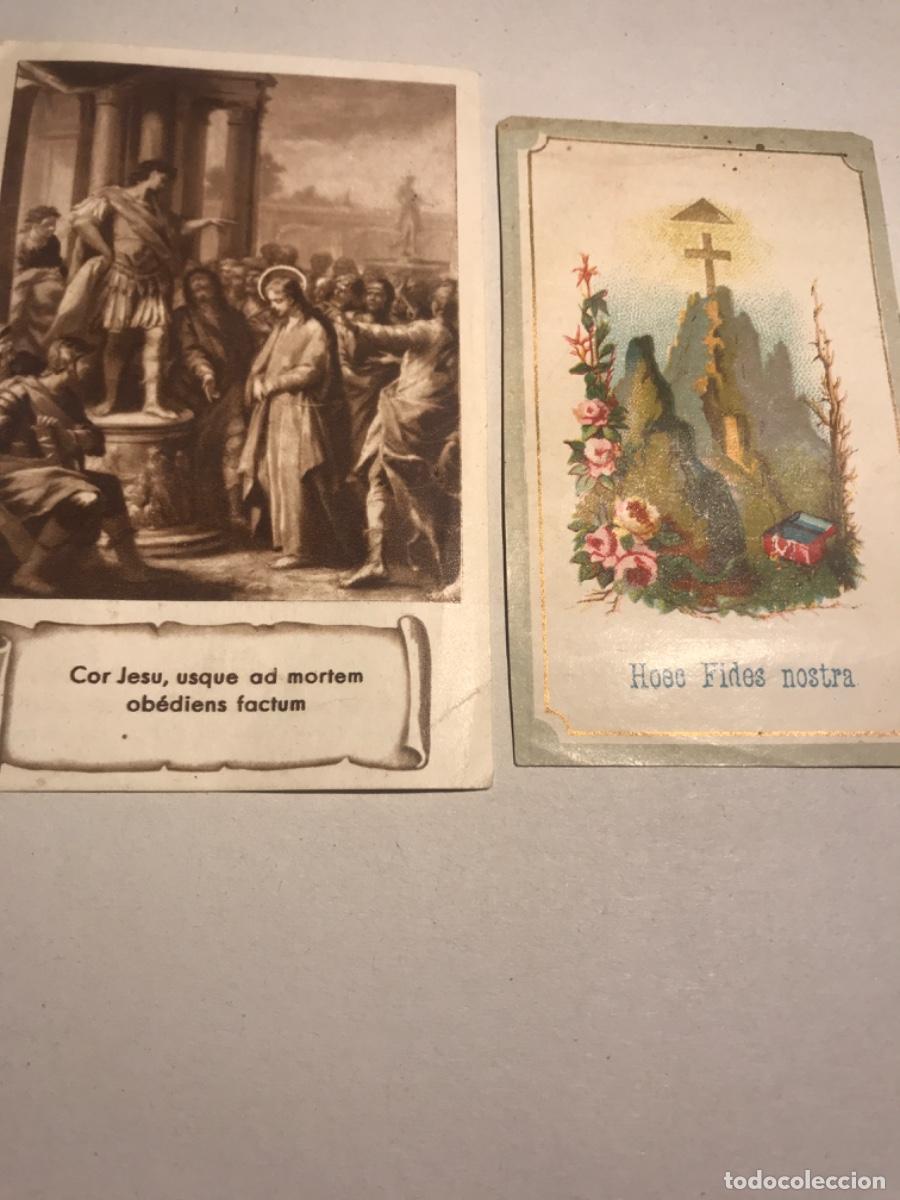 Postales: ESTAMPAS religiosas. Conjunto de 4 estampas. - Foto 3