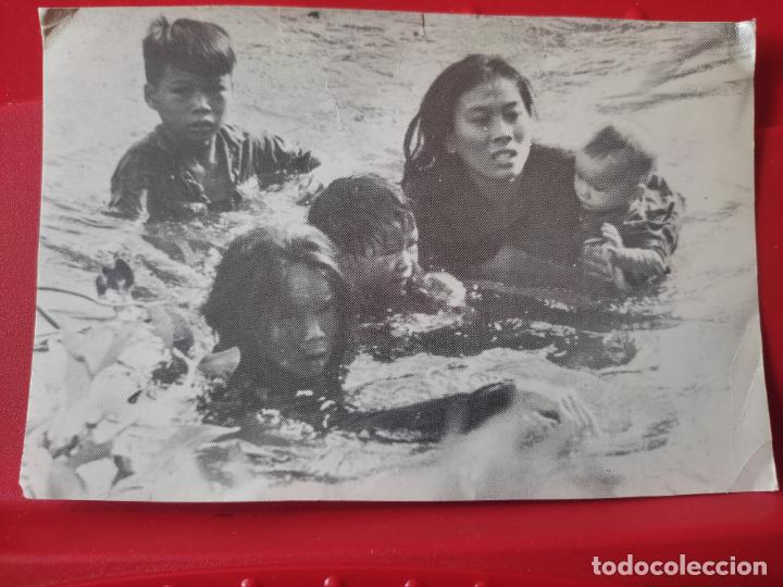 Cartoline: MADRE VIETNAMITA HUYE GUERRA TARJETA PAPEL FINO 1970 DORSO HERMANDADES INFORMACION