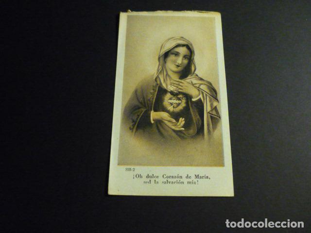 Cartoline: SAGRADO CORAZON DE MARIA ANTIGUA ESTAMPA