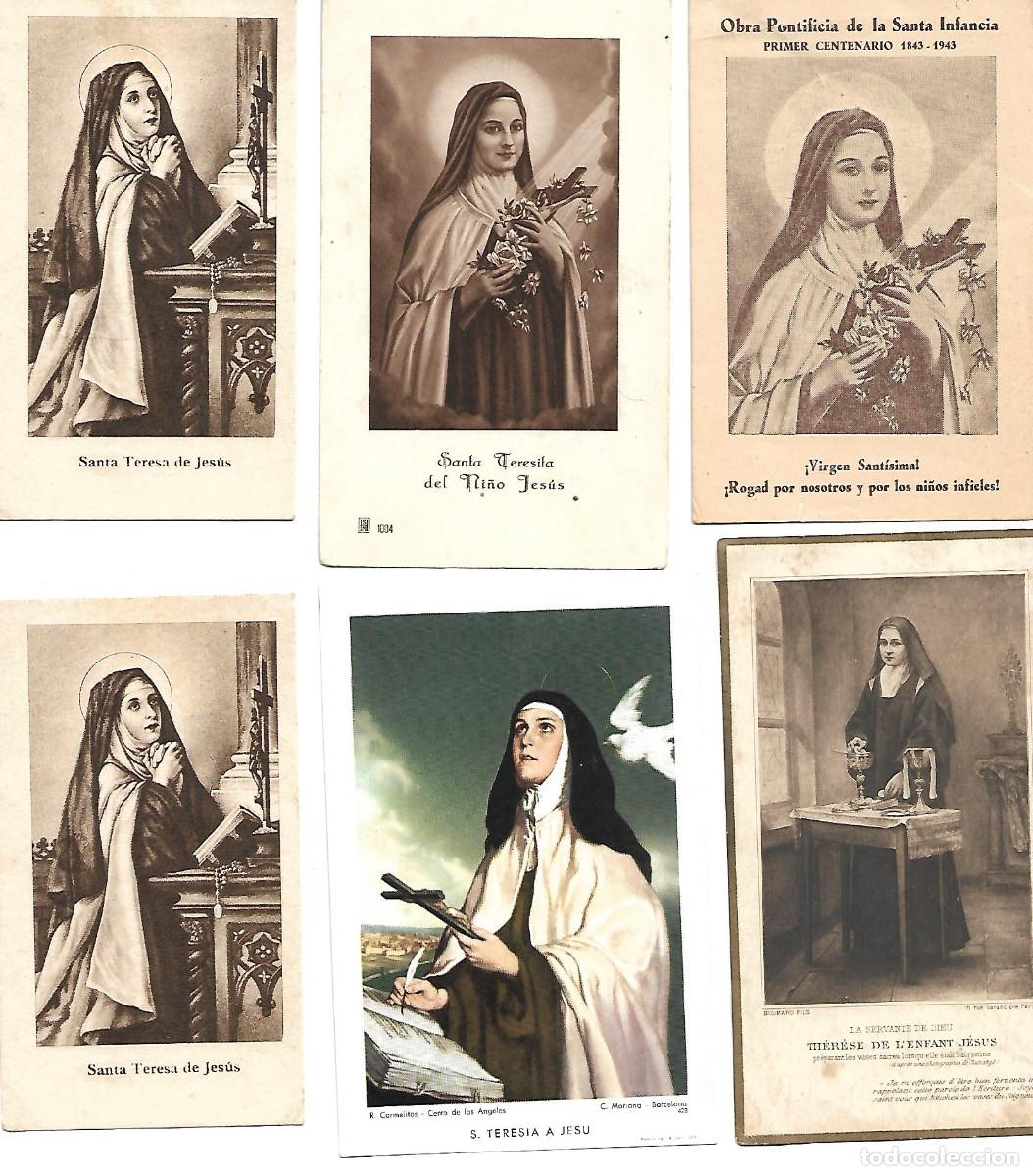 Postales: COLECCION DE ESTAMPAS ANTIGUAS DE SANTA TERESA DE JESUS VER FOTOS
